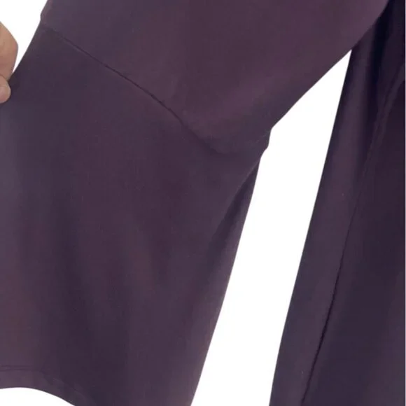 H By Halston Bell Sleeve Top Womens Large Plum Purple - Picture 5 of 8